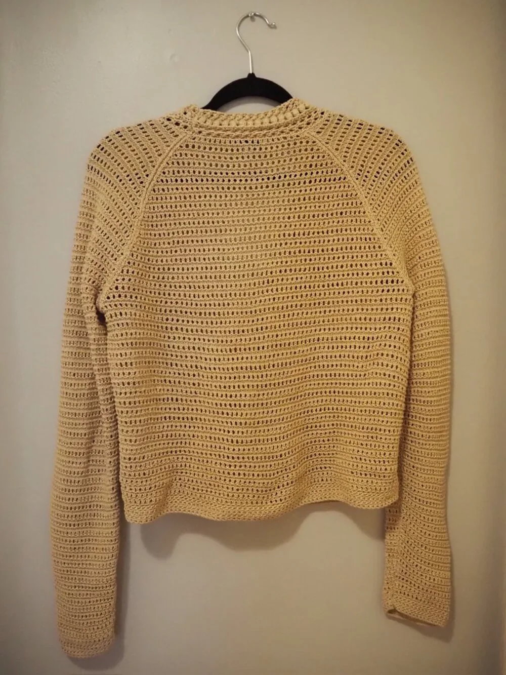 Vince Cotton Crochet Cardigan